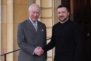 Zelenski III Çarlz ilə görüşdü - FOTO