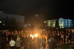 Xankəndi, Xocalı və Ağdərədə bayram tonqalları qalandı - FOTO