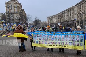 Kiyev sakinləri ayağa qalxdı: aksiya davam edəcək
