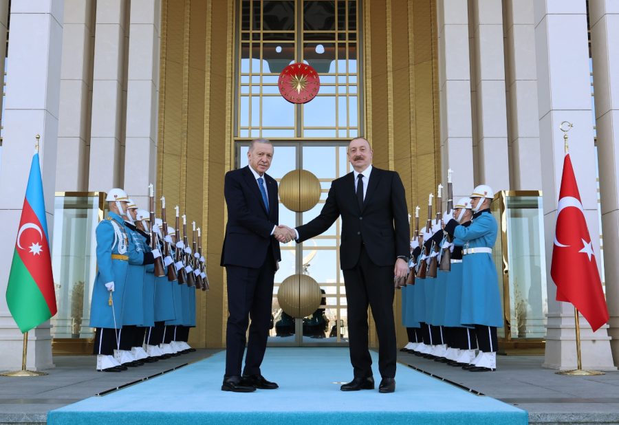 Əliyevlə Ərdoğan İğdır-Naxçıvan qaz kəmərinin açılış mərasimində - FOTOLAR / VİDEO