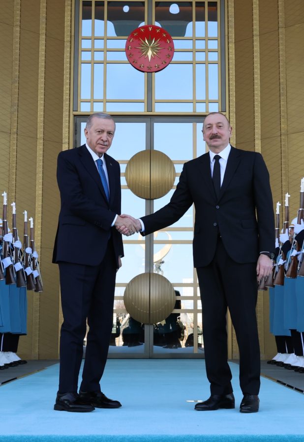 Əliyevlə Ərdoğan İğdır-Naxçıvan qaz kəmərinin açılış mərasimində - FOTOLAR / VİDEO