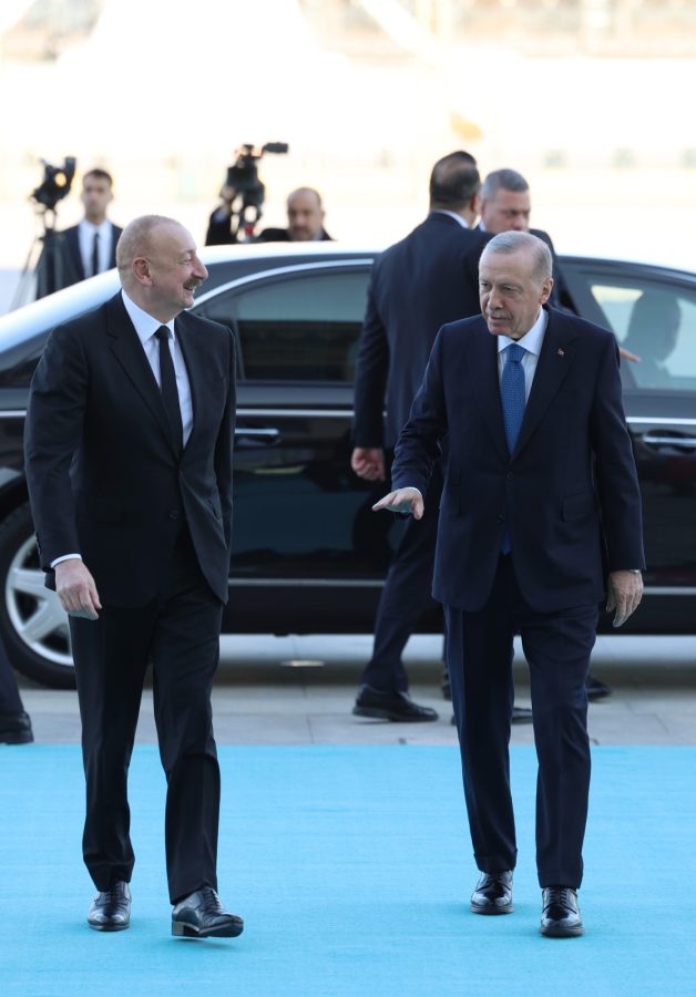 Əliyevlə Ərdoğan İğdır-Naxçıvan qaz kəmərinin açılış mərasimində - FOTOLAR / VİDEO