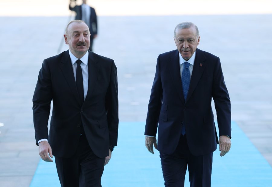 Əliyevlə Ərdoğan İğdır-Naxçıvan qaz kəmərinin açılış mərasimində - FOTOLAR / VİDEO