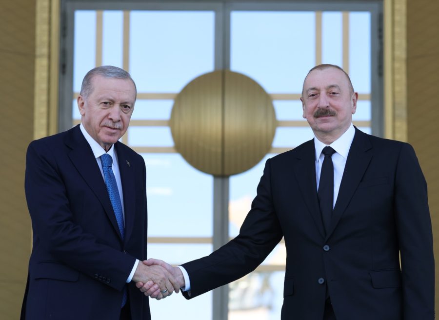 Əliyevlə Ərdoğan İğdır-Naxçıvan qaz kəmərinin açılış mərasimində - FOTOLAR / VİDEO