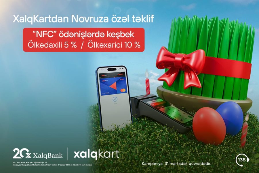 XalqKart-la NFC ödənişlərində daha çox keşbek 1 IMG 20250319 WA0032
