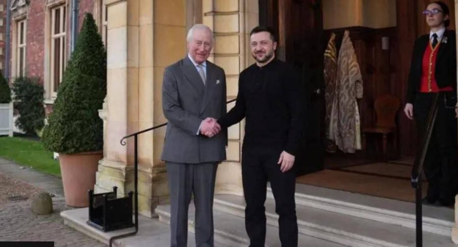 Zelenski III Çarlz ilə görüşdü - FOTO