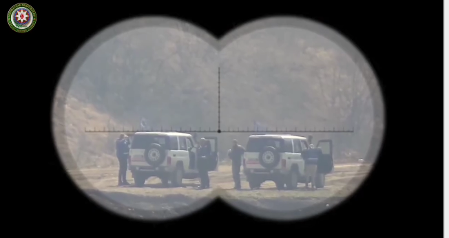 İki maşınla sərhədimizə doğru hərəkətləndilər: aktivlik var - VİDEO