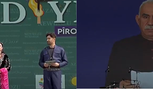 İstanbulda Novruz tədbiri zamanı Abdullah Öcalanın təbriki səsləndirildi - VİDEO