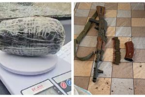 Saatlıda əməliyyat: birindən narkotik, digərindən silah aşkarlandı