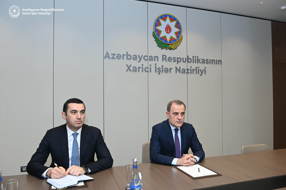 Ceyhun Bayramov Şarl Mişellə görüşdü - FOTO