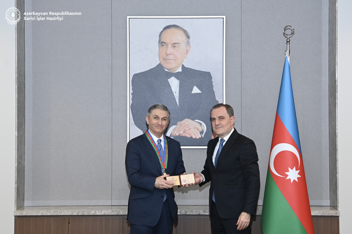 Ceyhun Bayramov Fələstin səfirini qəbul etdi - FOTOLAR 1 ceyhun nasir