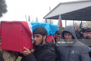 Qar uçqununda həlak olan ikinci hərbçimiz də dəfn edildi - FOTOLAR / VİDEO