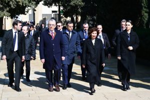 Şimali Makedoniya prezidenti Fəxri xiyabanda - FOTOLAR