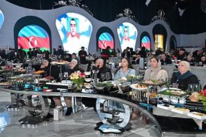 leyla arzu eliyevalar iftarda