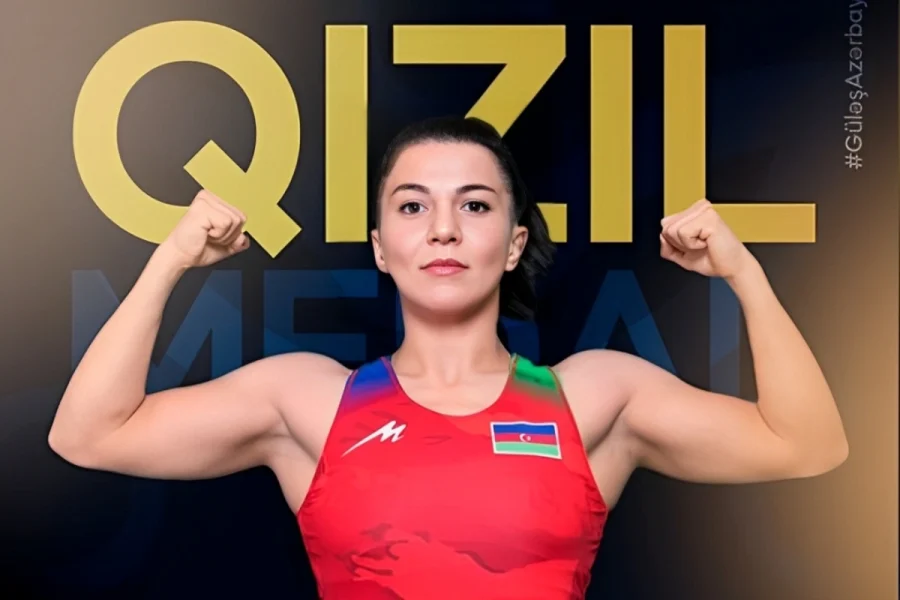 Daha bir qadın güləşçimiz qızıl medal qazandı