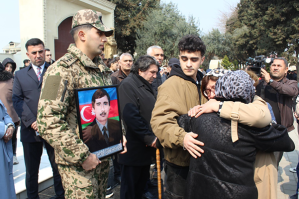 İtkin şəhidimiz dəfn olundu - FOTOLAR