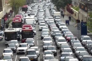 Bakının bəzi yollarında tıxac var – Siyahı