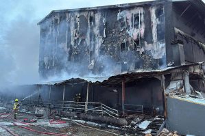 Türkiyədə otel yandı: Ölən var