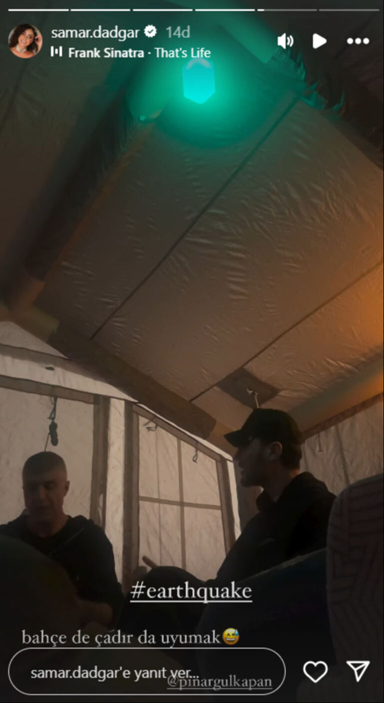 Özcan Dəniz İstanbuldakı zəlzələ anında görün nə etdi - FOTO