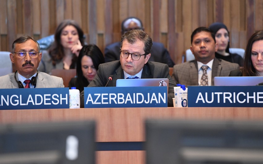 Nümayəndəmiz UNESCO-da milli bəyannamə ilə çıxış etdi