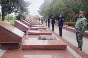 Aprel döyüşlərinin 9-cu ildönümü qeyd olundu - FOTOLARI