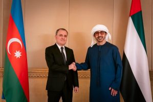 Ceyhun Bayramov Nəhyanla müzakirə apardı