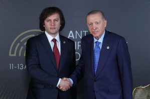 Ərdoğan Kobaxidze ilə görüşdü