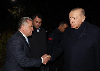 AA 20250423 37730368 37730365 CUMHURBASKANI ERDOGAN ISTANBUL AFADDAKI KRIZ MERKEZINDE DEPREME ILISKIN BRIFING ALDI