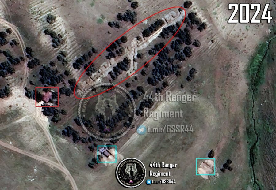 Ermənilərin sərhədimizdə irimiqyaslı atəş mövqeləri - FOTOLAR