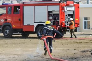 Bakının mərkəzində güclü yanğın: məhdudiyyət götürüldü - VİDEO+FOTO