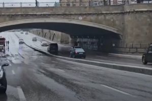 Bağırov körpüsündə hərəkət bərpa edildi - VİDEO