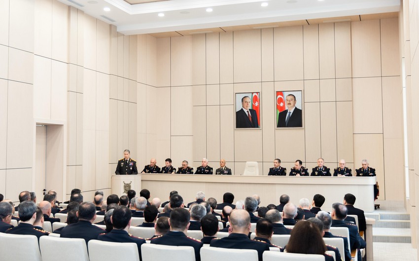 Daxili İşlər Nazirliyində Kollegiya iclası keçirildi - VİDEO 1 dink