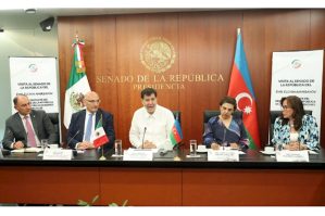 Elçin Əmirbəyov Meksika Senatında görüş keçirdi — VİDEO