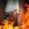fireman fire fighting evacuation fire drill simulation training safety condominium factory