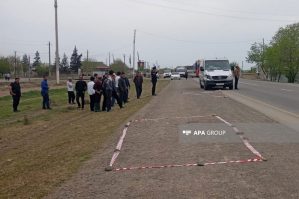 Əsgərlikdən yeni gələn gənci maşın vurdu - FOTOLAR