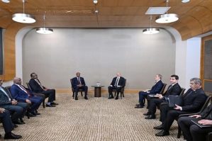 İlham Əliyev Sudan lideri ilə görüşdü