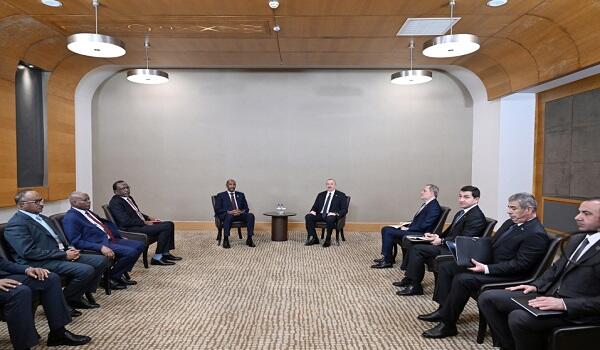 İlham Əliyev Sudan lideri ilə görüşdü