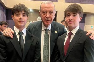 Prezidentin nəvələri Ərdoğanla... - FOTO