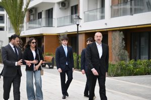 Prezident və ailəsinin "Sea Breeze" ziyarətindən VİDEO