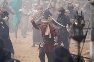 Serial çəkilişi zamanı aktyorlar yaralandı - FOTOLAR