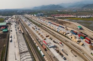 ADY Astara Terminalının inşası üzrə işlərin böyük hissəsini tamamladı - FOTOLAR