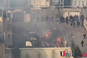 Xırdalanda yanğın oldu - VİDEO