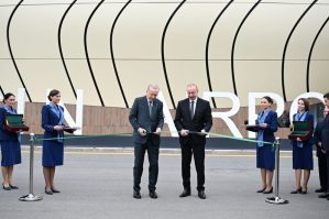 Tarixi anlar: Laçın aeroportu açıldı - VİDEO+FOTOLAR