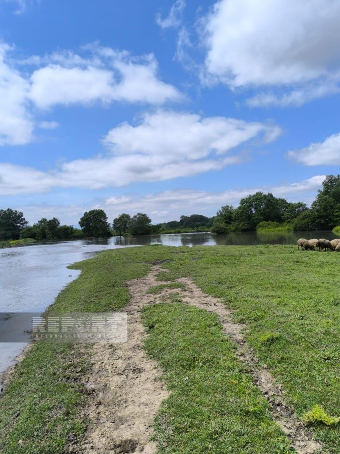 Alazan və Katexçay daşdı, 200 hektar ərazi su altında qaldı - FOTOLAR 5 Alazan və Katexçay daşdı, 200 hektar ərazi su altında qaldı - FOTOLAR
