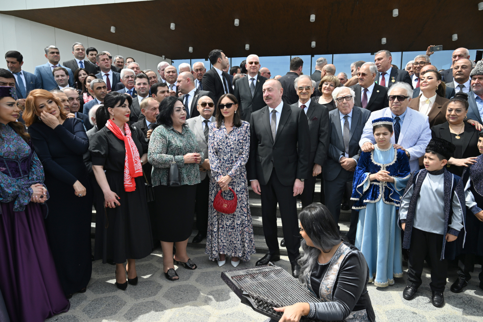 Ağdamda təsirli anlar: Prezident bu səhnədən duyğulandı 1