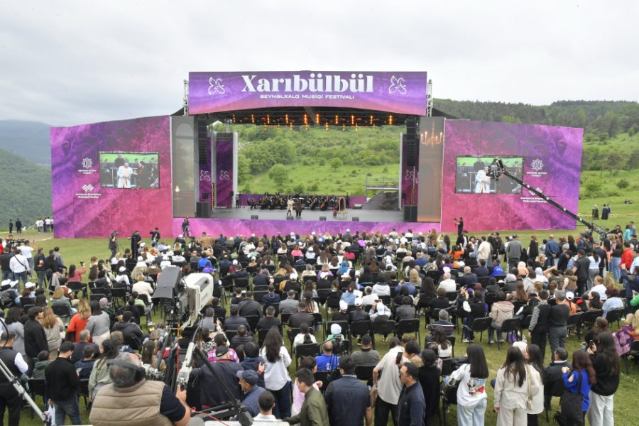 Şuşada “Xarıbülbül” festivalının açılışı oldu - FOTOLAR