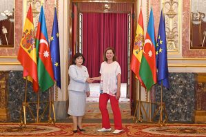 Sahibə Qafarova İspaniya Deputatlar Konqresinin sədri ilə görüşdü - FOTO