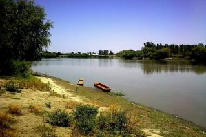 Kürün səviyyəsinin qalxması nəticəsində bu əraziləri su basdı