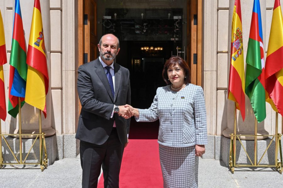 Sahibə Qafarova İspaniya Senatının sədri ilə görüşdü - FOTO
