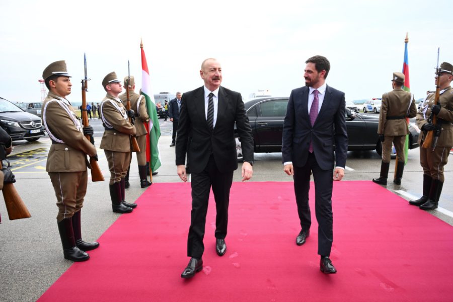 İlham Əliyevin Budapeşt səfəri başa çatdı